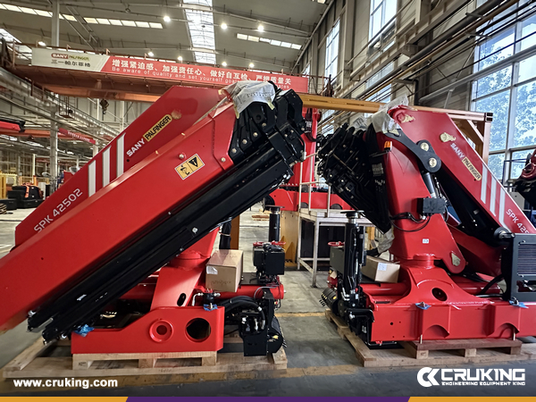 Chile - 3 Units SANY PALFINGER SPK42502E Truck Mounted Crane