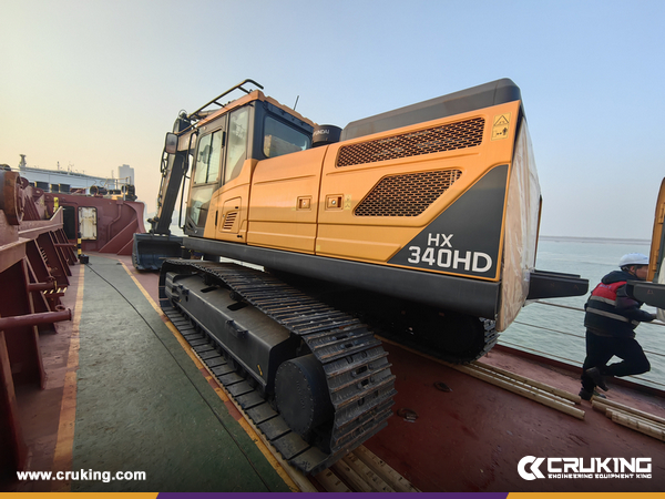 Algeria - 4 Units HYUNDAI HX340HD Crawler Excavator