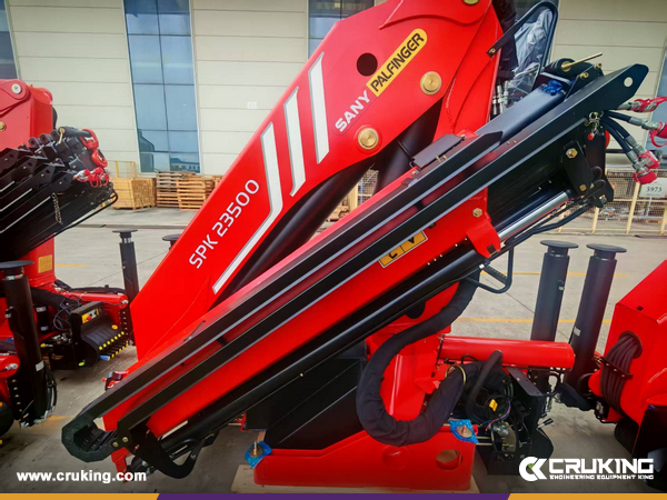 UAE - 5 Units SANY SPK23500A Palfinger Knuckle Boom Crane