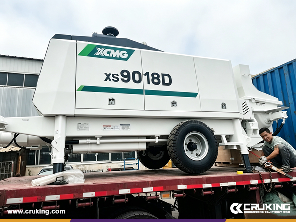 Colombia - 1 Unit XCMG XS9018D Trailer Concrete Pump