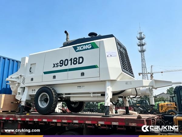 Colombia - 1 Unit XCMG XS9018D Trailer Concrete Pump