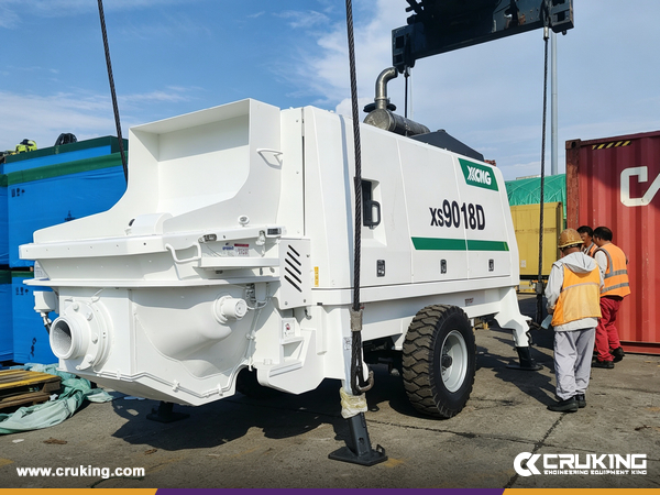 Colombia - 1 Unit XCMG XS9018D Trailer Concrete Pump