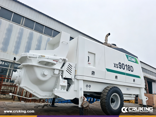 Colombia - 1 Unit XCMG XS9018D Trailer Concrete Pump