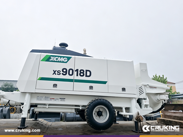 Colombia - 1 Unit XCMG XS9018D Trailer Concrete Pump